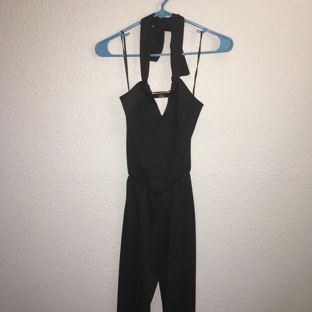 Black one piece romper